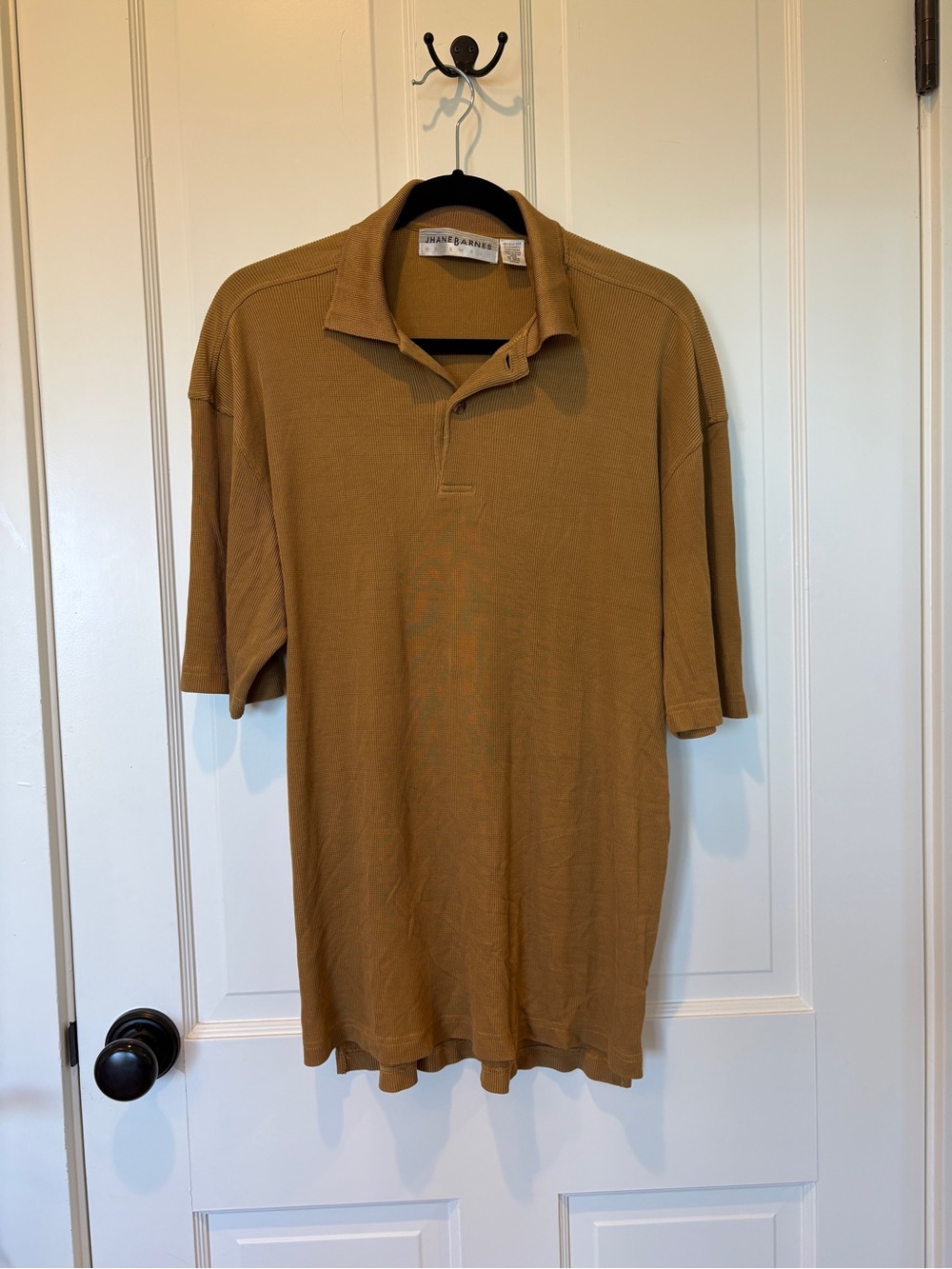 Vintage JHane Barnes Men's Silk Polo Shirt